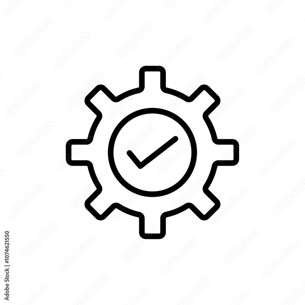 Execution icon logo sign set vector outline