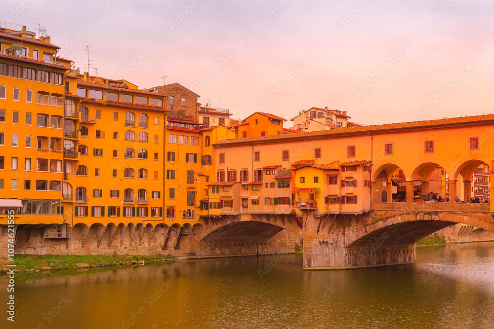 Obraz premium Ponte Vecchio in Florence, Tuscany, Italy