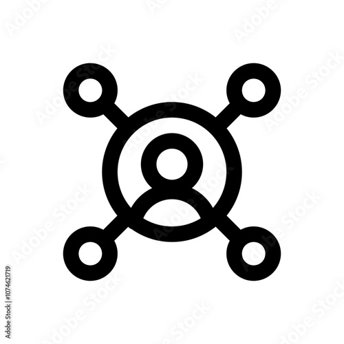affiliate icon. Simple vector sign.