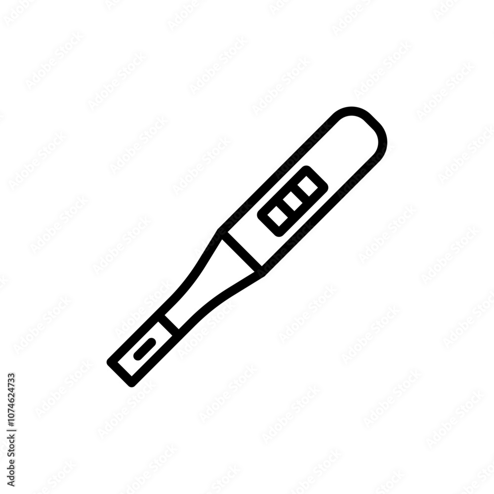 Pregnancy test icon logo sign set vector outline Pregnancy test icon logo sign set vector outline