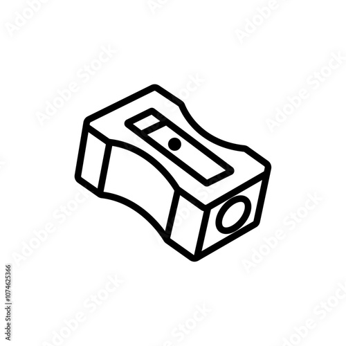 Sharpener icon logo sign set vector outline
