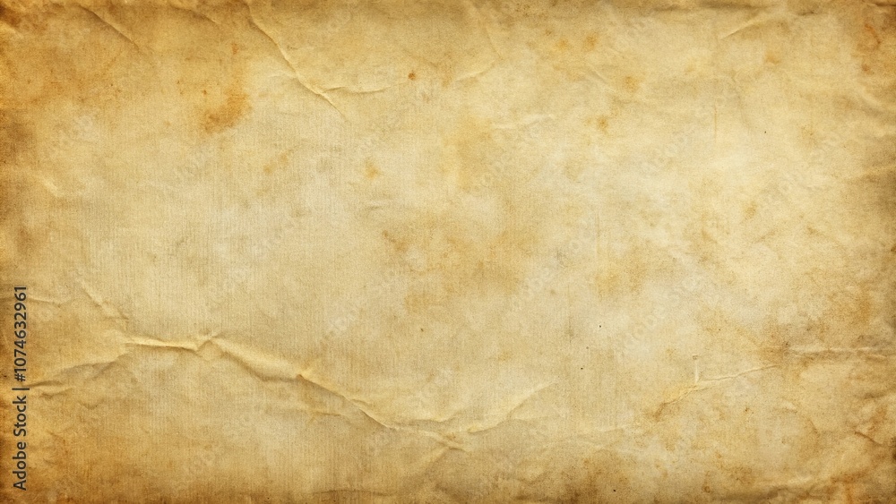 A Textured Canvas of Aged Paper With Wrinkles and Stains, Perfect for Vintage and Rustic Design Projects A Textured Canvas of Aged Paper With Wrinkles and Stains, Perfect for Vintage and Rustic Design Projects