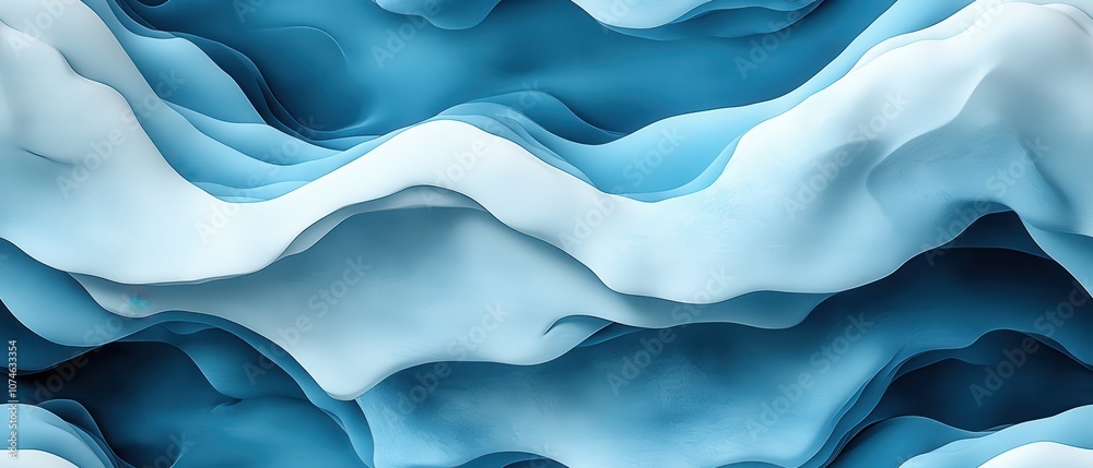 Fototapeta premium Urban Camouflage Design, cool grey and light blue color scheme, minimalistic flat style, perfect for contemporary settings, versatile application