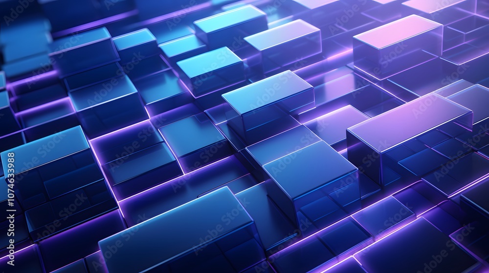 3d rendering of purple and blue abstract geometric background. Scene for advertising, technology, showcase, banner, game, sport, cosmetic, business, metaverse. Sci-Fi Illustration. Product display 3d rendering of purple and blue abstract geometric background. Scene for advertising, technology, showcase, banner, game, sport, cosmetic, business, metaverse. Sci-Fi Illustration. Product display
