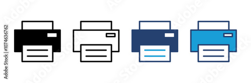 Print icon vector. printer icon vector.