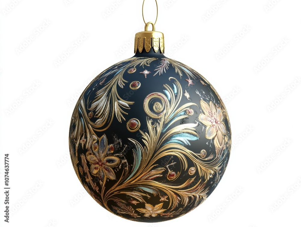 Christmas bauble on white background. Christmas bauble on white background.