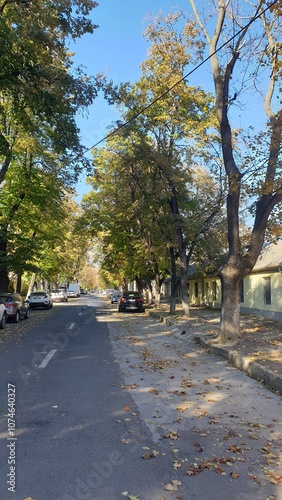 Moldova, Chisinau, autumn, road, buildings, architecture, houses, underground passage