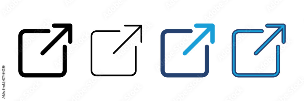 External link icon vector. link icon vector. hyperlink symbol External link icon vector. link icon vector. hyperlink symbol