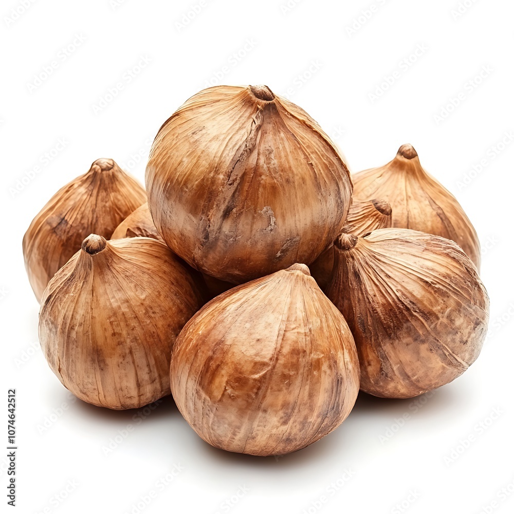 Fototapeta premium Betelnuts isolated on a white background, close up