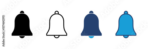 Bell Icon vector. Notification icon for your web site design
