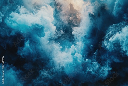 Wallpaper Mural Clouds filled with smoke Torontodigital.ca