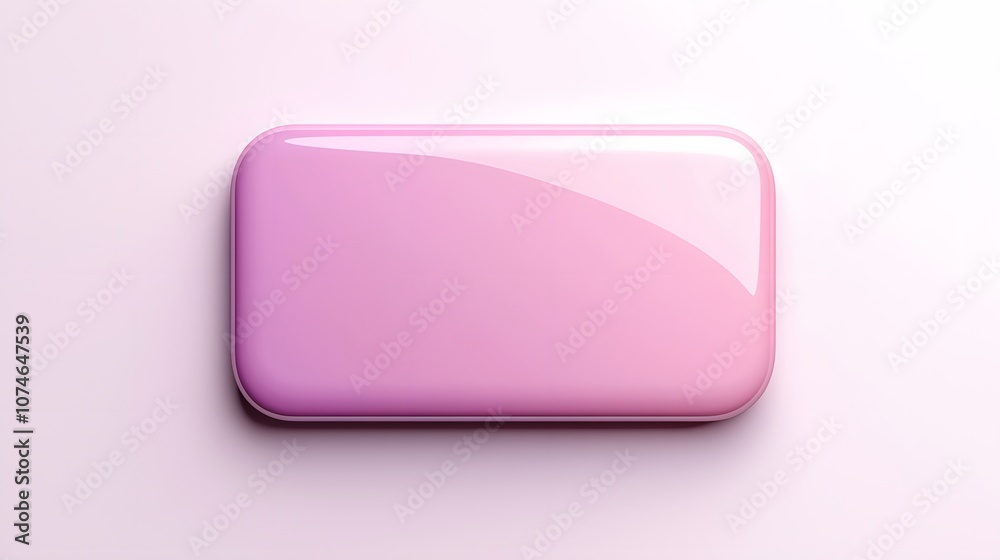 Pink Glossy Button Pink Glossy Button