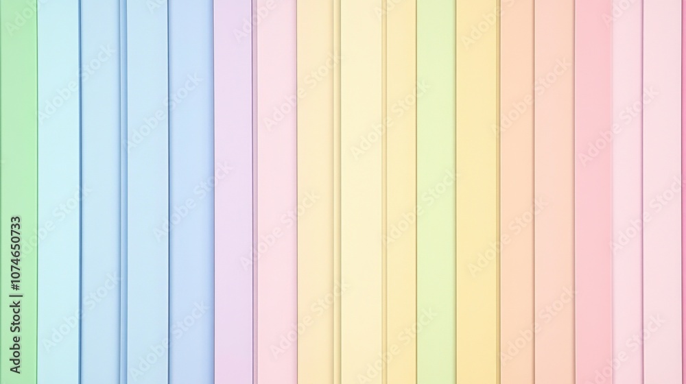 Soft pastel colors in a vertical arrangement create a calming and aesthetic backdrop. Soft pastel colors in a vertical arrangement create a calming and aesthetic backdrop.