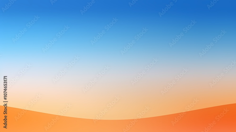 Digital technology space orange and blue gradient poster background Digital technology space orange and blue gradient poster background