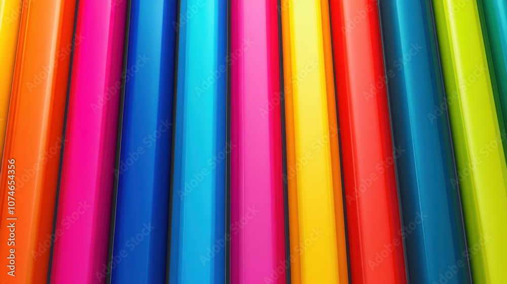 A vibrant array of colorful stripes showcasing a spectrum of red, blue, yellow, and pink tones in a playful design. A vibrant array of colorful stripes showcasing a spectrum of red, blue, yellow, and pink tones in a playful design.