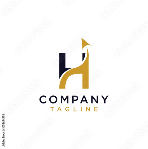 initial H launch fly logo