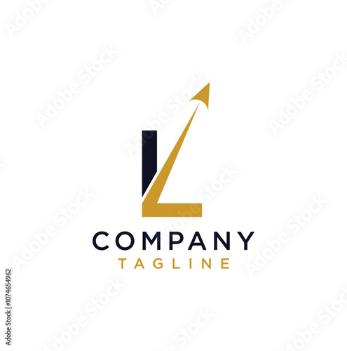 initial L launch fly logo