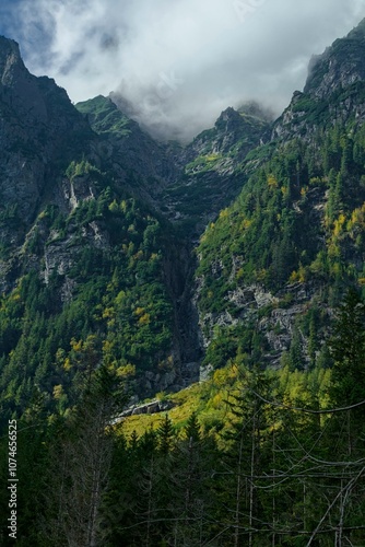 The Młynarz Massive, view from Bielovodska Dolina. Masyw Młynarza, widok z Doliny Białej Wody