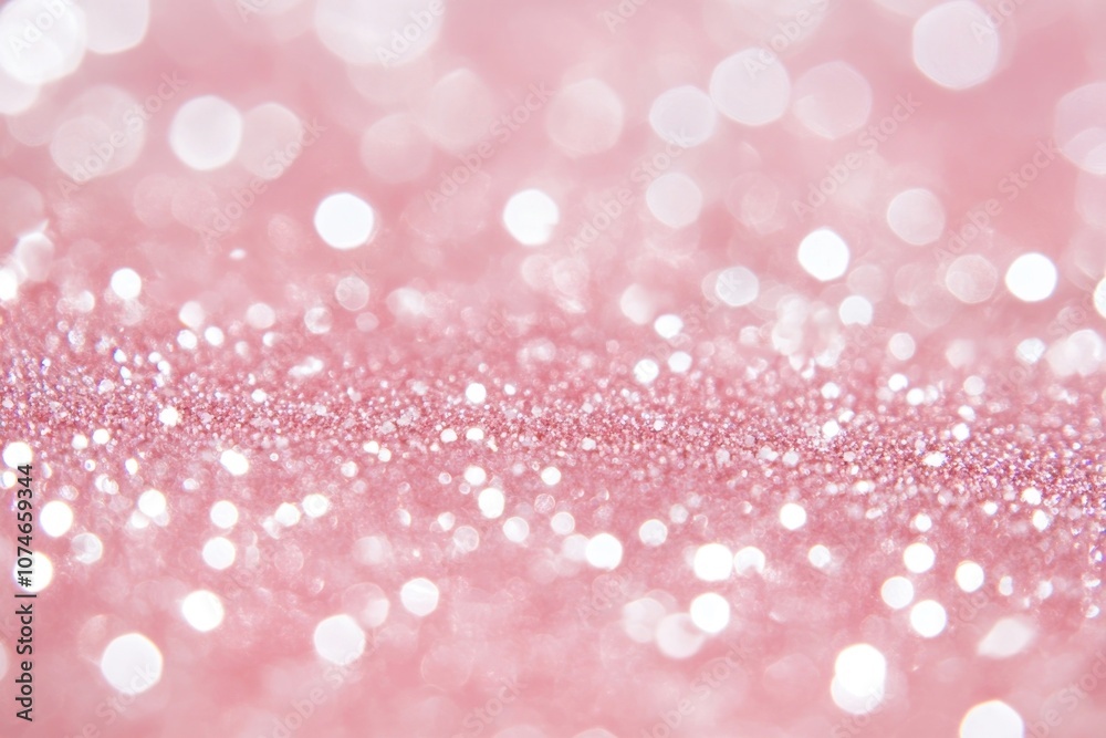 Pale pink glitter background texture sparkling backdrop blurred. Pale pink glitter background texture sparkling backdrop blurred.