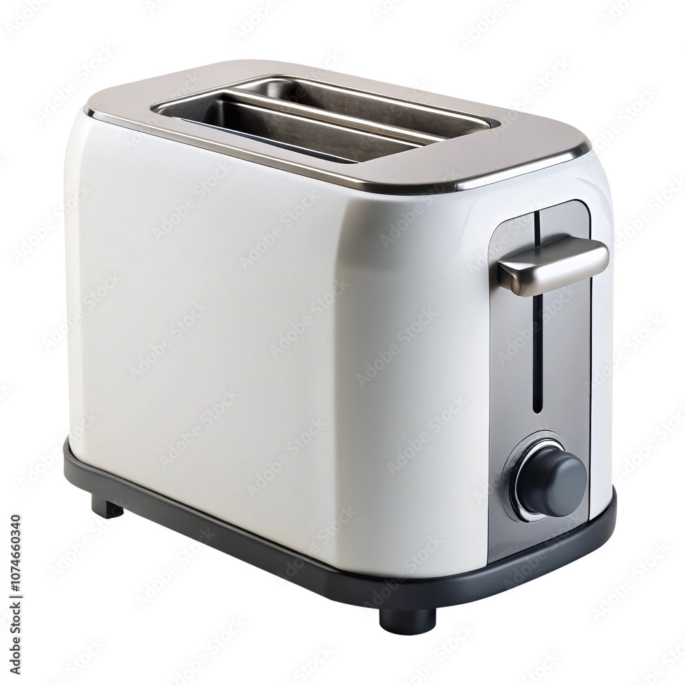 Toaster with two slots minimalist style isolated on transparent background. Toaster with two slots minimalist style isolated on transparent background.