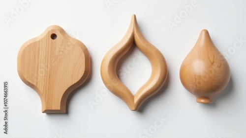 Organic Wooden Yoga Tool Set: Simplistic and Elegant Design