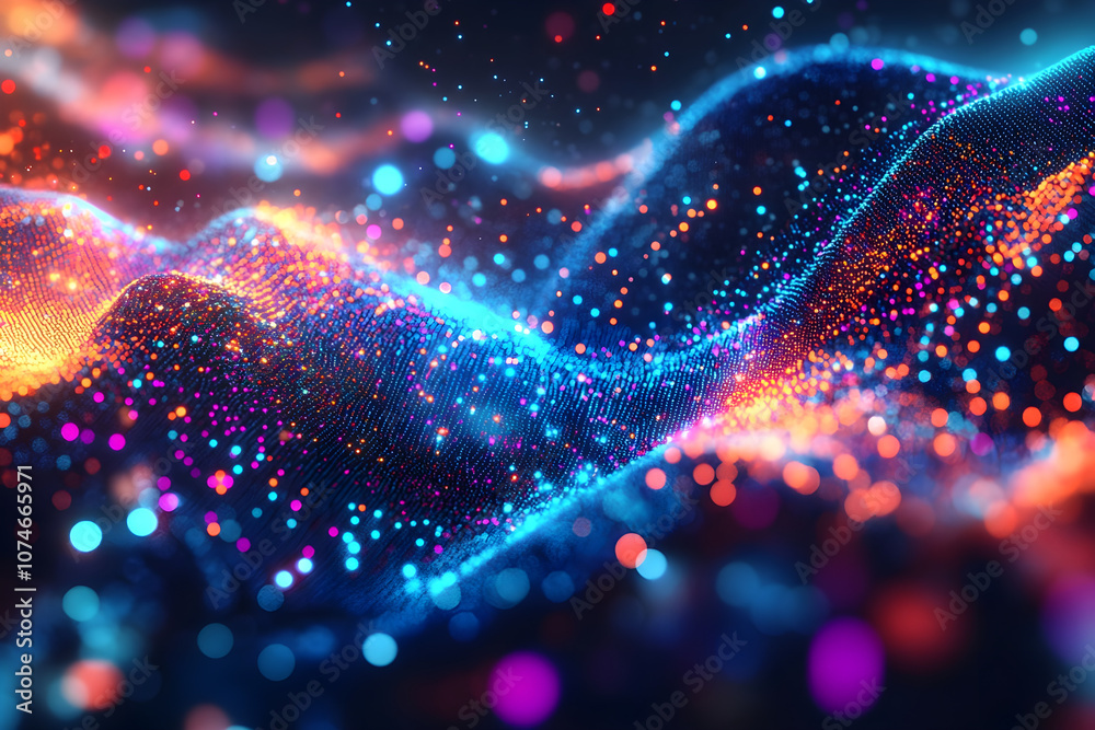 abstract background with particles abstract background with particles