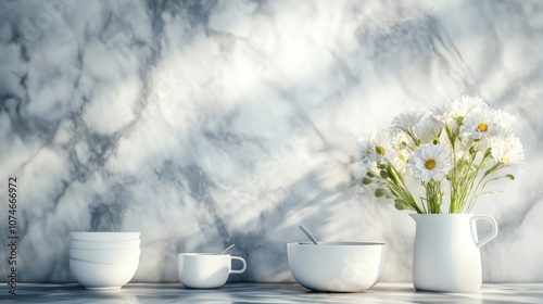 Serene Kitchen Counter