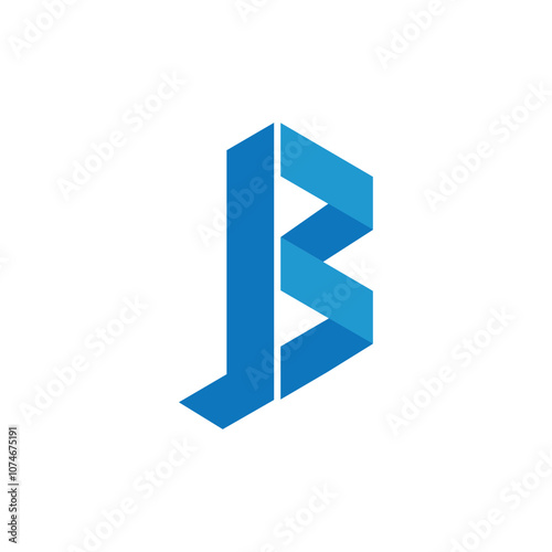 jb logo design vector template, initial jb letter logo, bj logo design, initial jb letter logo design for any business.