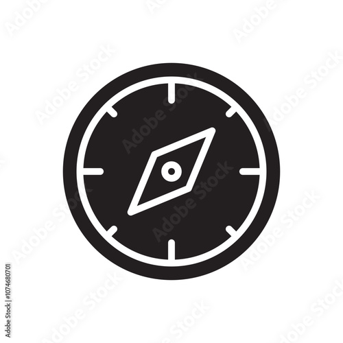 Free Download Compass icon. Simple vector sign. - GFXLoad