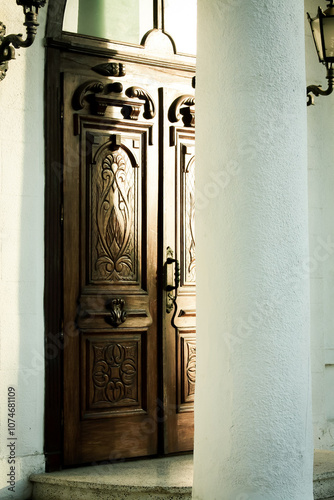 old door in the old town