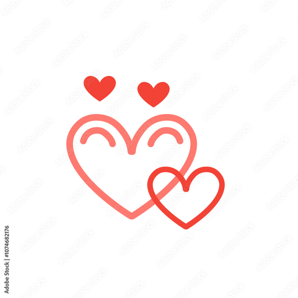 valentine day heart icon