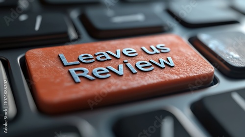 Keyboard button encourages a fruitful review journey photo