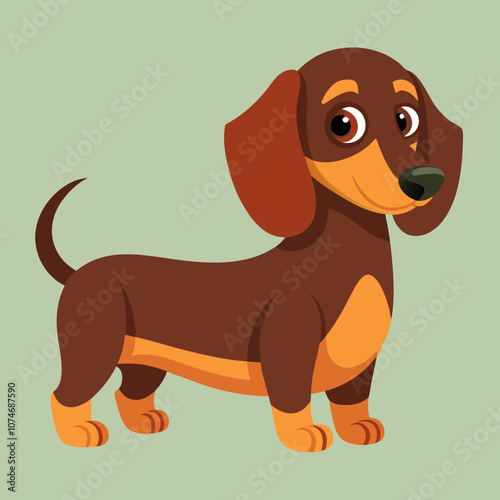 dachshund dog cartoon