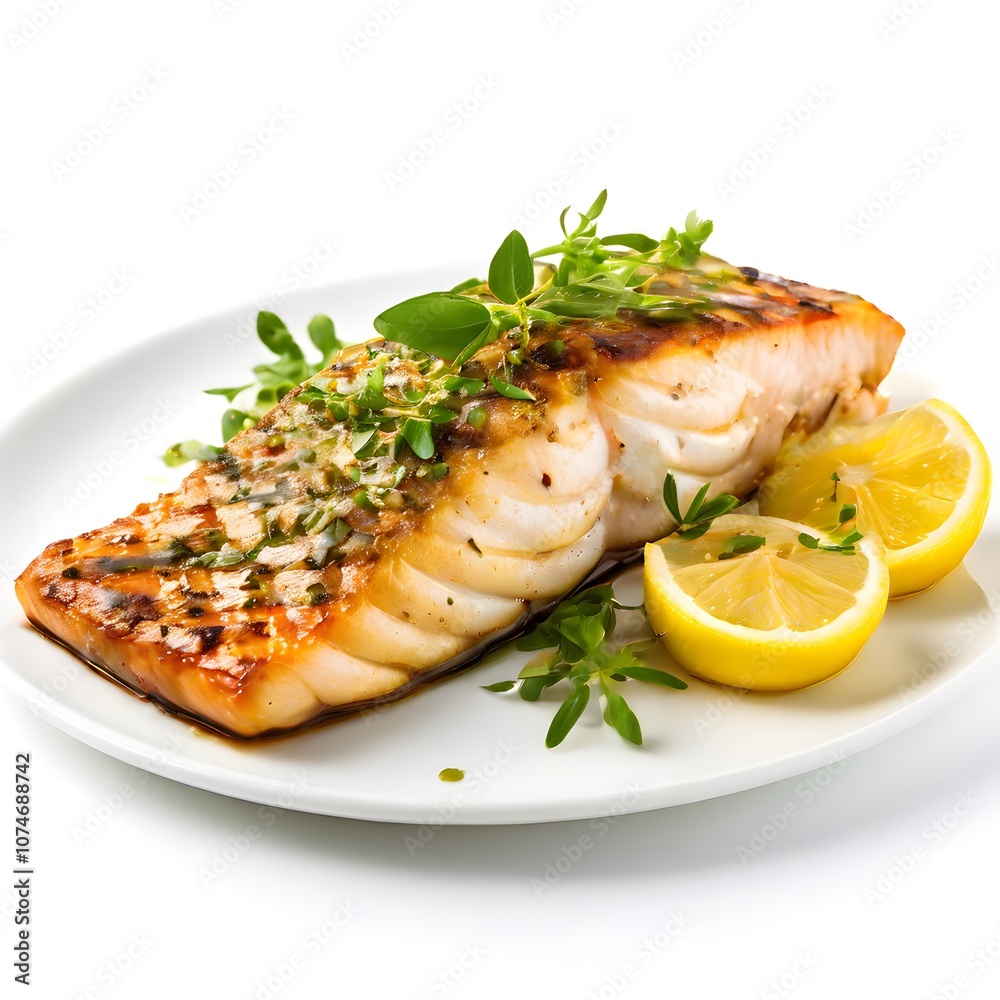 healthy sea food dish cuisine isolated on white background healthy sea food dish cuisine isolated on white background