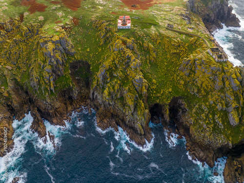 Faro de las Islas Sisargas en Malpica A Coruña Galicia