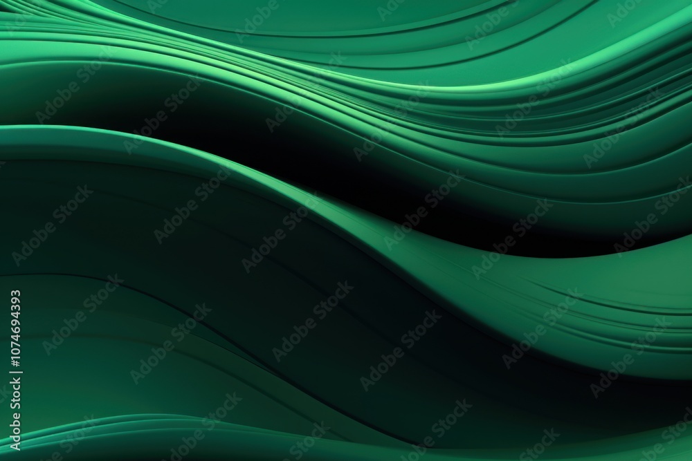 Obraz premium Green backgrounds abstract line.