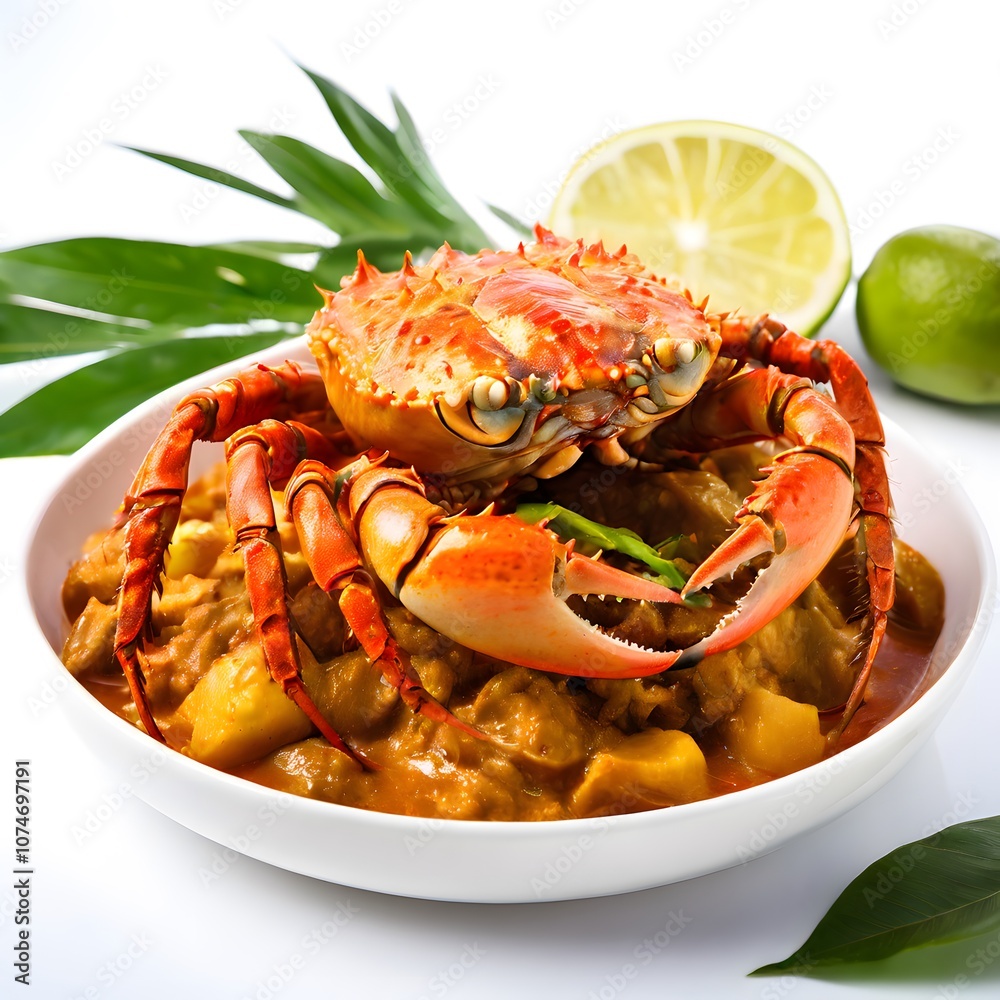 healthy sea food dish cuisine isolated on white background healthy sea food dish cuisine isolated on white background