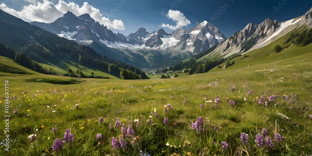 Fototapeta premium amazing nature background, created by Generative AI
