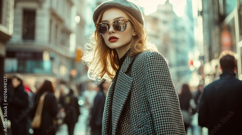 Fashionable Woman in the City Fashionable Woman in the City