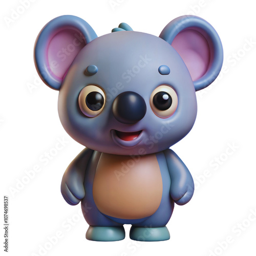 Adorable Koala 3D Icon photo