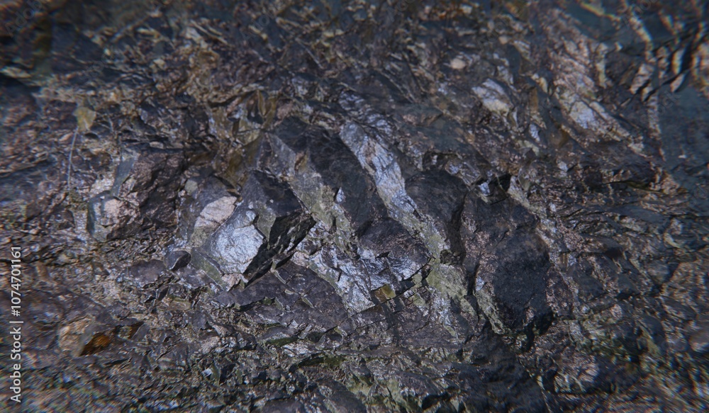 Stone texture, background, rock layer cracks, 3D illustration Stone texture, background, rock layer cracks, 3D illustration