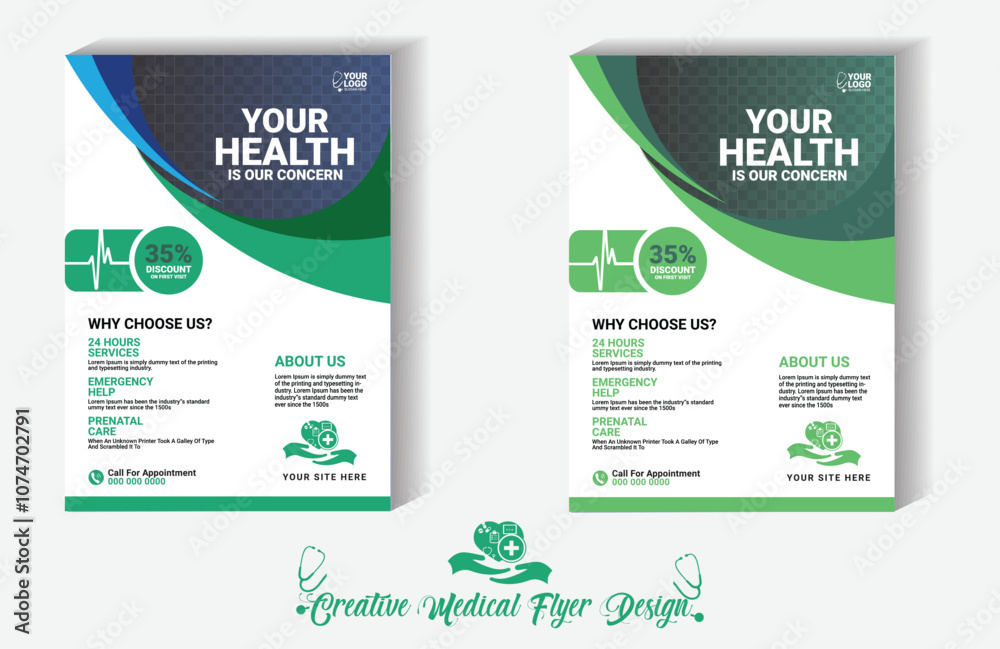 healthcare template design for a report and medical flyer design, leaflets decoration for printing and presentation vector. healthcare template design for a report and medical flyer design, leaflets decoration for printing and presentation vector.