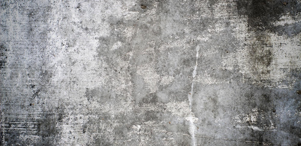 Obraz premium Ilustration grey long background. Gray grunge wall with cracks for backgrounds and overlays