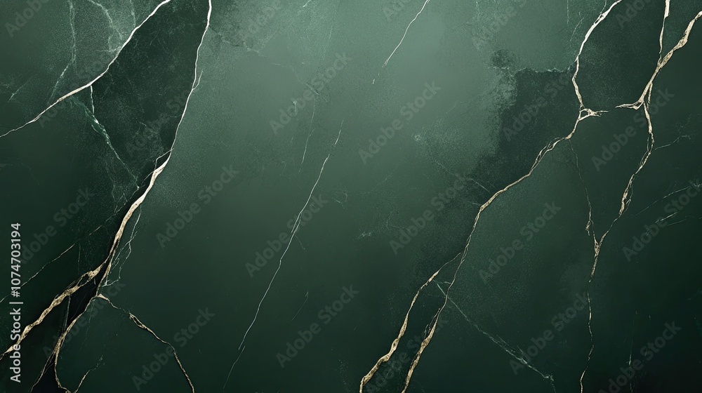 Elegant green marble texture with gold veins Elegant green marble texture with gold veins