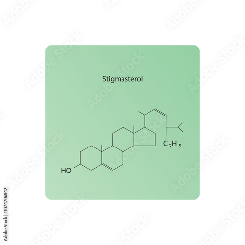 3-Phospho-5-pyrophosphomevalonate skeletal structure diagram.Organic molecule compound molecule scientific illustration. photo