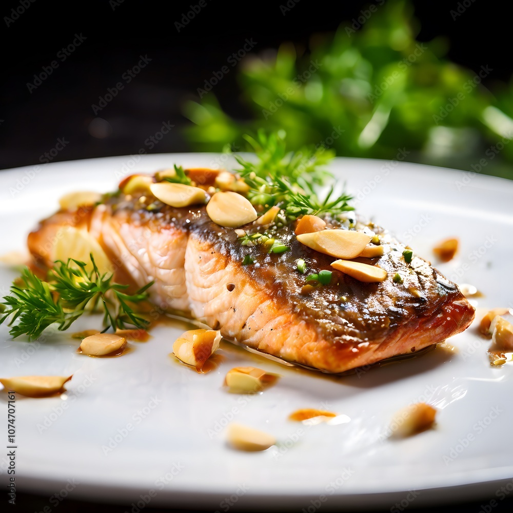 healthy sea food dish cuisine isolated on a dark background healthy sea food dish cuisine isolated on a dark background