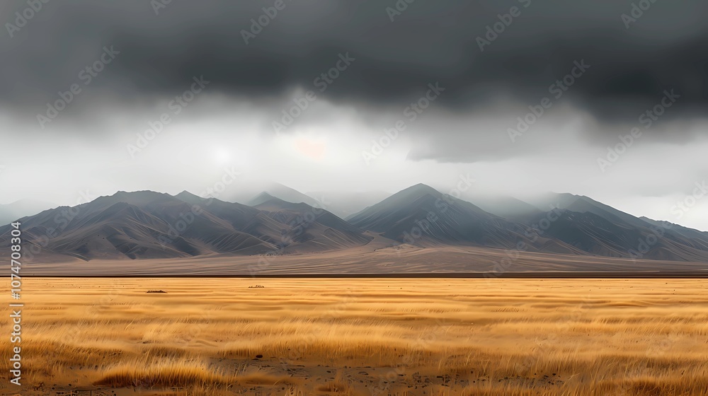 Obraz premium landscape with mountains 