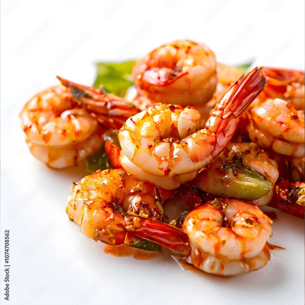 healthy sea food dish cuisine isolated on white background healthy sea food dish cuisine isolated on white background