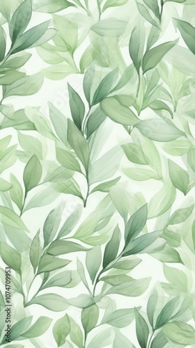 Sage green plants leaves pattern leaf backgrounds.