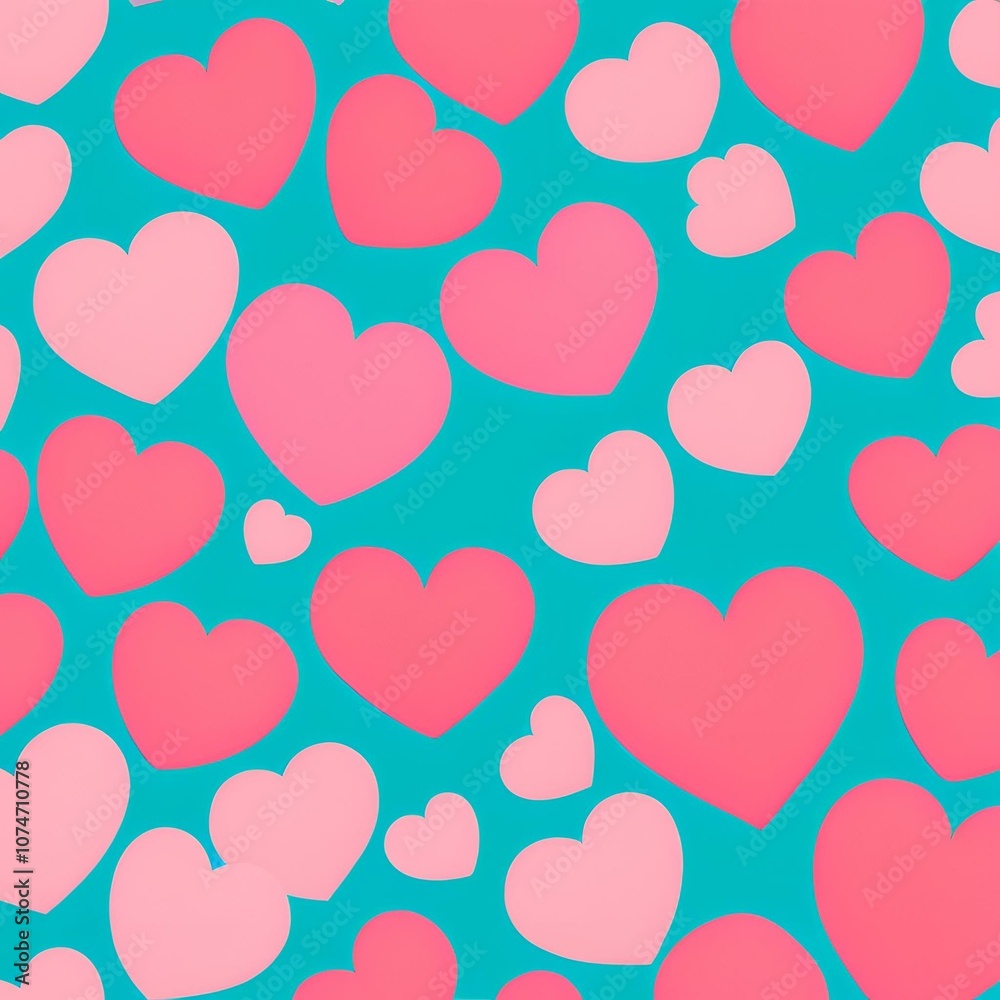 seamless background with hearts seamless background with hearts